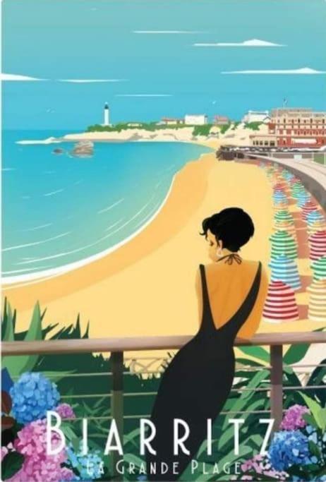 Magnifique T3 - Grande Plage Biarritz Eksteriør billede